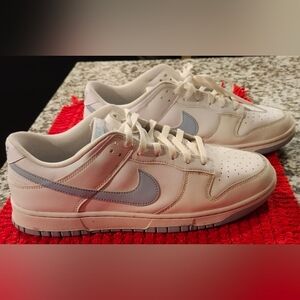 Nike Dunk Low Men’s Sneakers Size 12 | White Light Blue | Clean | Priced to Sell